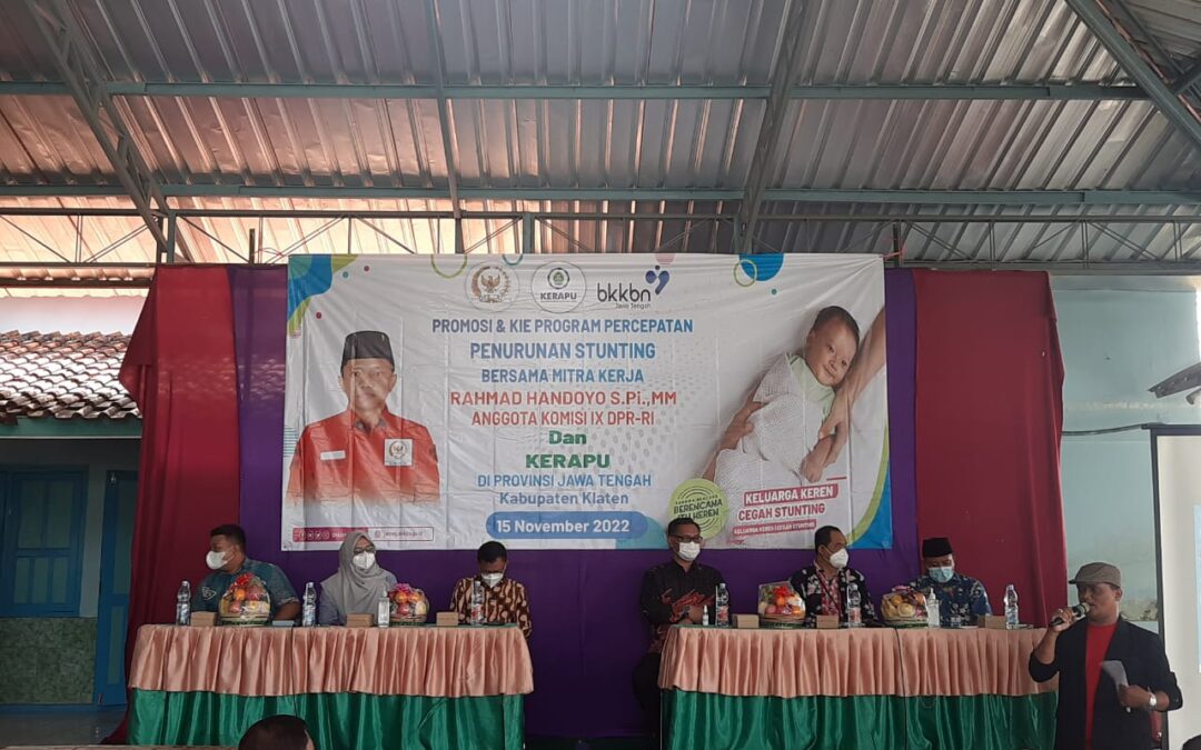 BKKBN Jawa Tengah dan Anggota Komisi IX DPR Sepakat Selesaikan Stunting dengan Intervensi Gizi