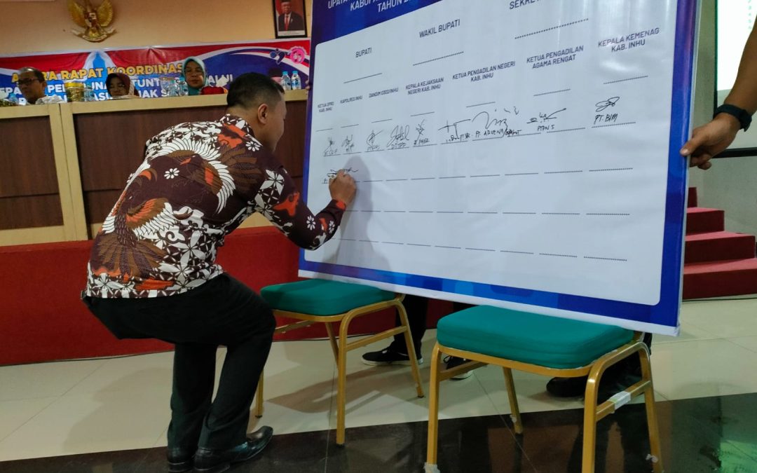 Perusahaan di Kabupaten Indragiri Hulu Riau Angkat Komitmen Jadi Bapak Asuh Anak Stunting