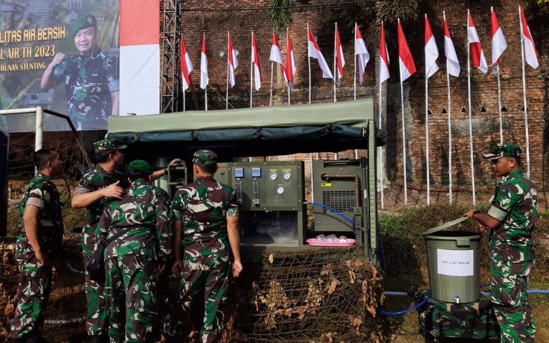 Dihadiri Kepala BKKBN, Program Manunggal Air TNI-AD Dinikmati 240.049 Keluarga