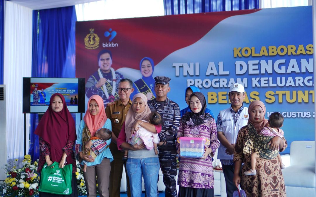 Perkuat Program Keluarga Keren Bebas Stunting, BKKBN Lampung berkolaborasi dengan TNI AL